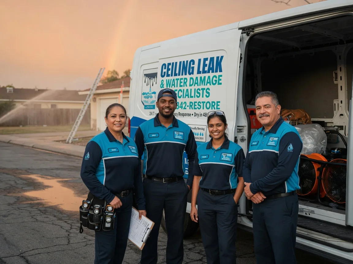 Ceiling Leak Cleanup company in Normangee, TX